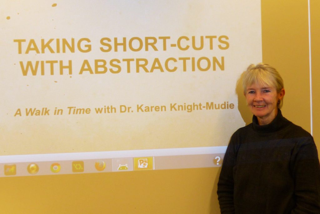 Karen Knight-Mudie at Helensvale Library. Karen Knight-Mudie at Helensvale Library.